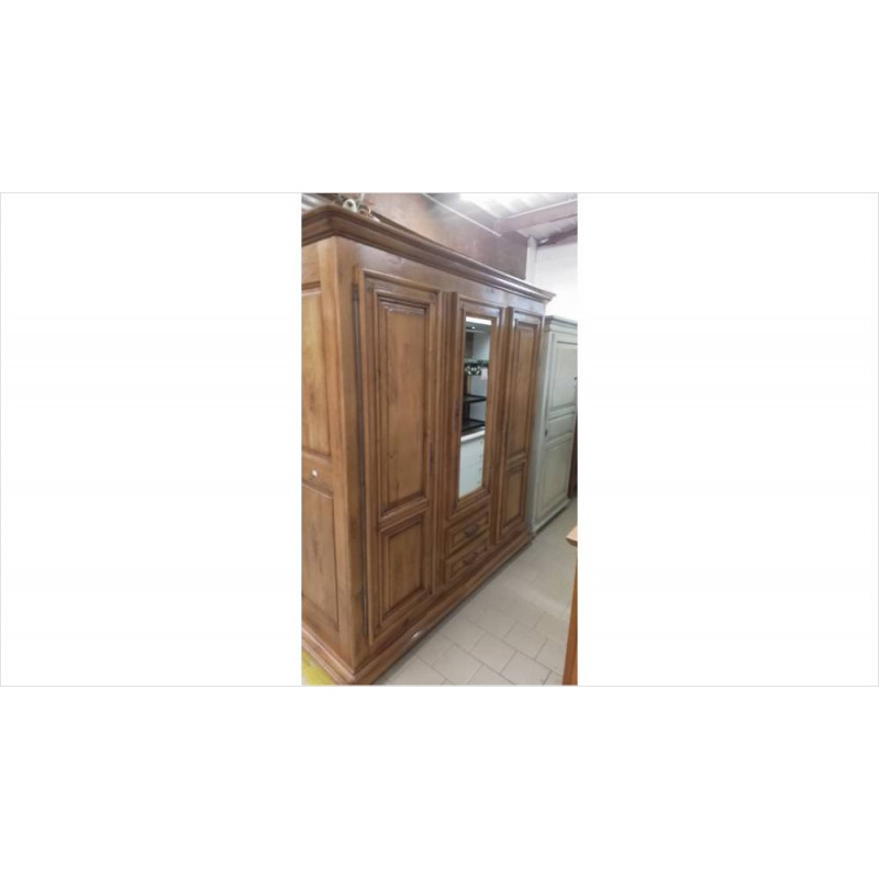ARMOIRE CHENE MASSIF +CLES