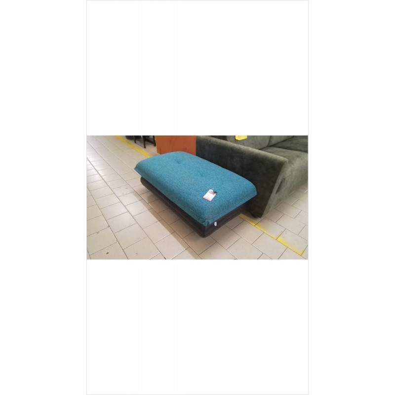 POUF BLEU NOIR
