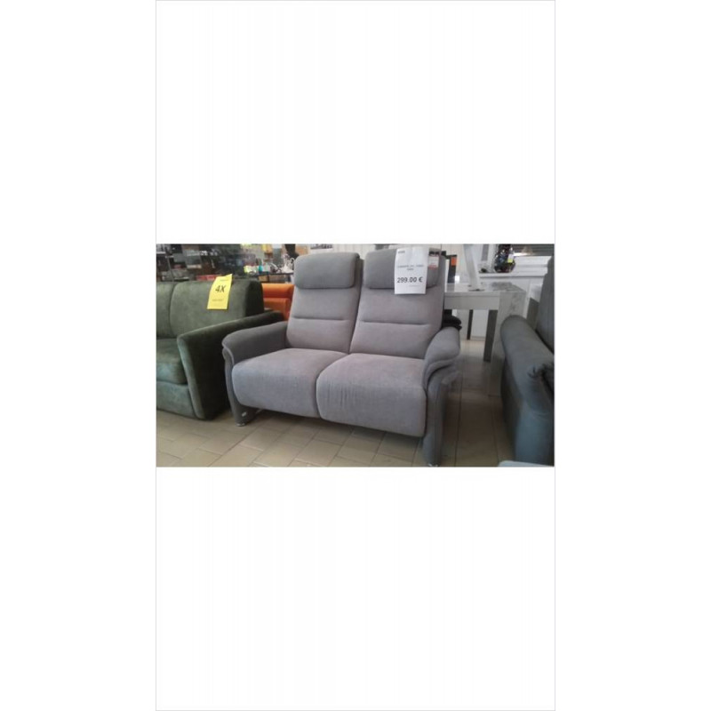 CANAPE 2PL TISSU GRIS