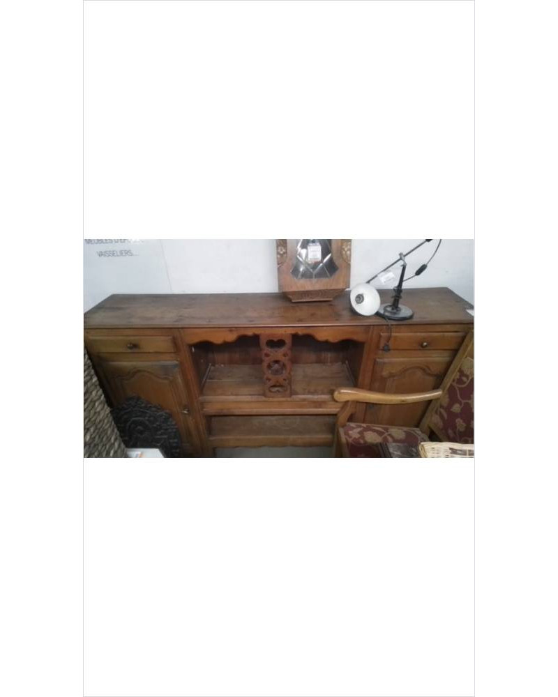 BAHUT BAS ANCIEN PORTES ET NICHE