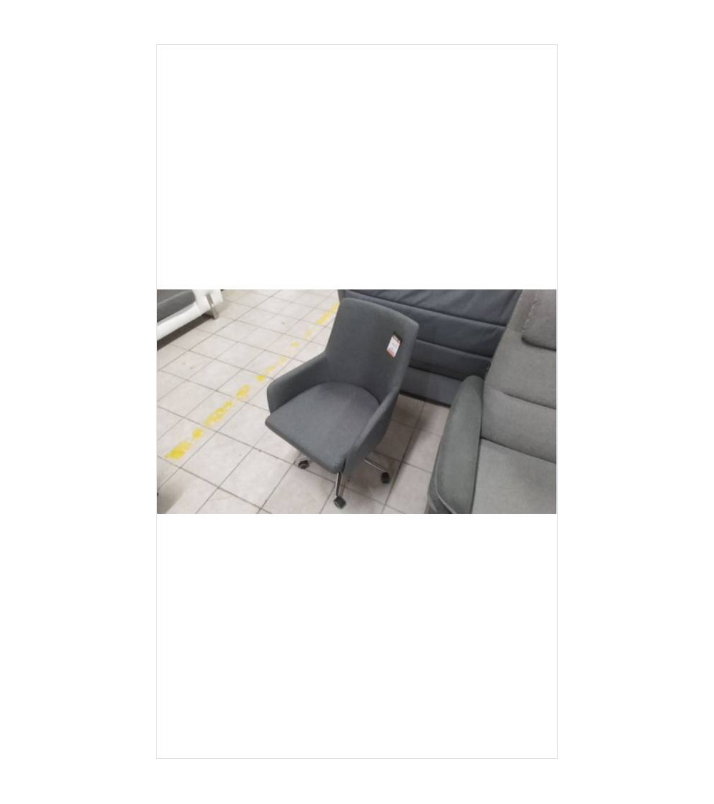 42579 FAUTEUIL PIVOTANT GRIS DISPO EN COLIS