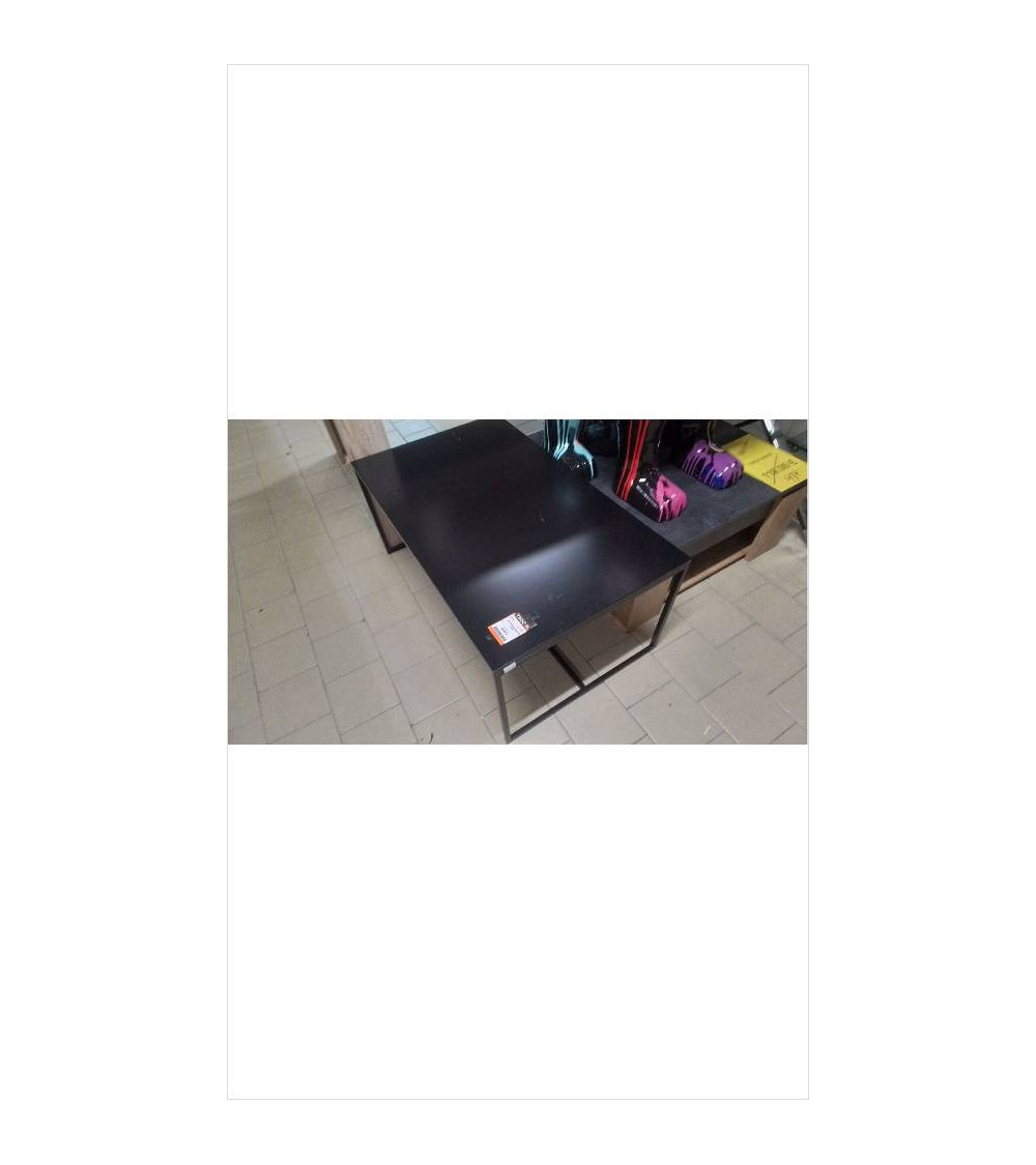 42747 TABLE BASSE FER NOIR