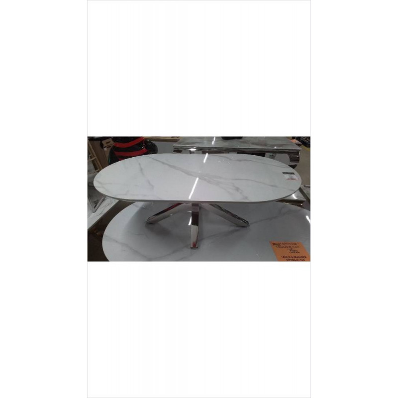 TABLE BASSE OVALE CERAMIQUE