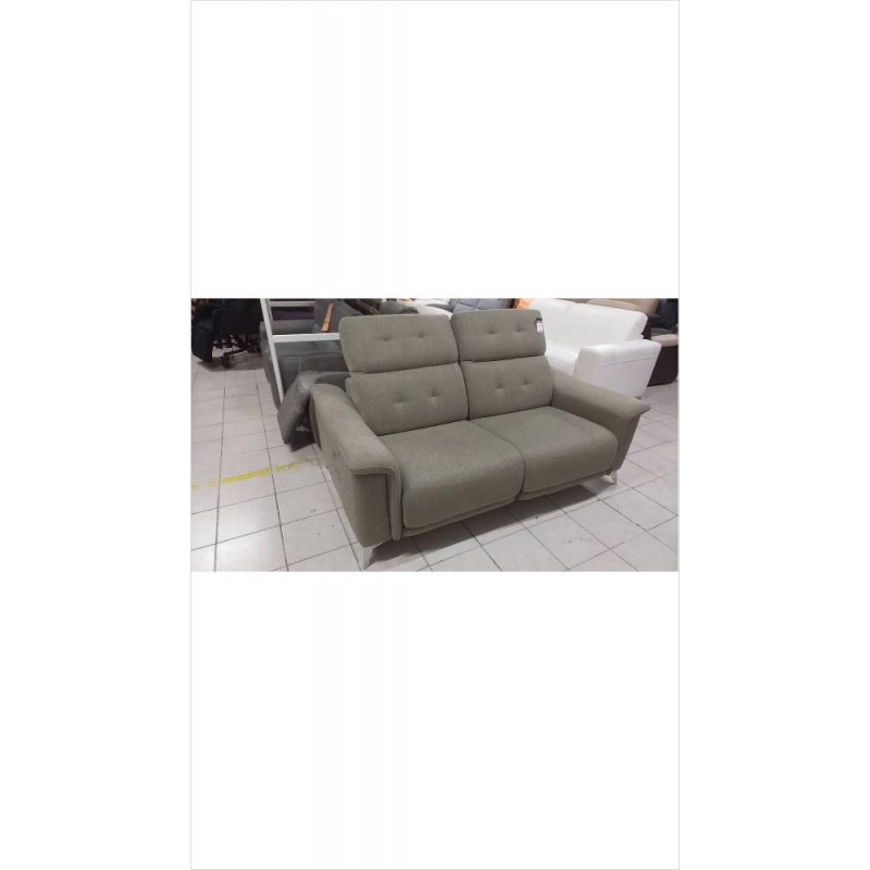 CANAPE 2PL ELECTRIQUE TISSU TISSU DECOUSU