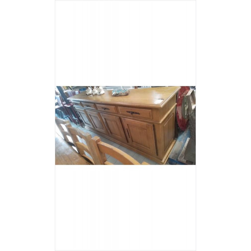 BUFFET BAS 4 PORTES 4 TIROIRS
