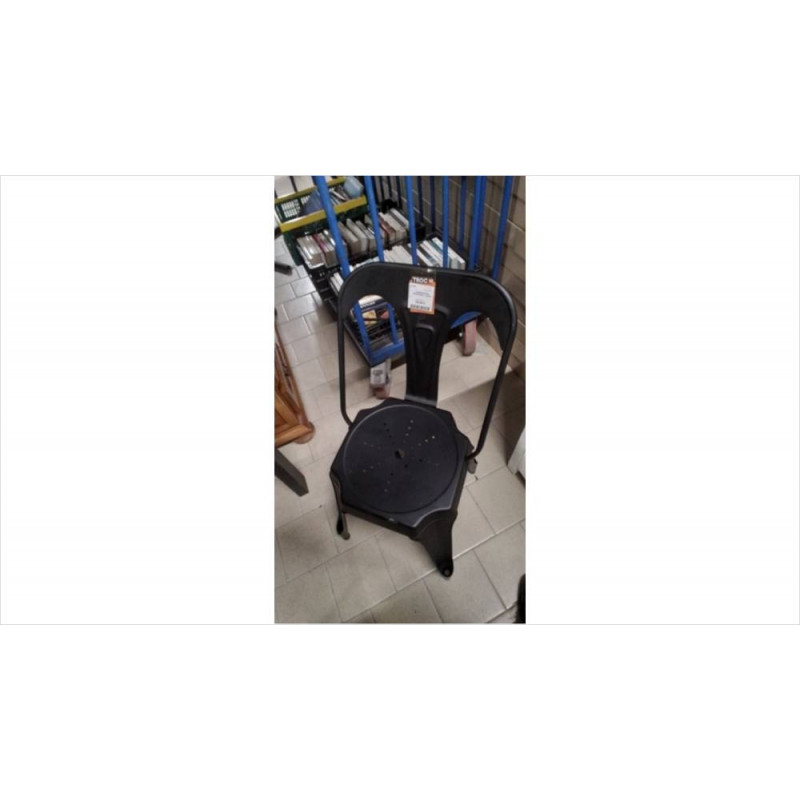 CHAISE BLACK INDUSTRIEL L UNITE