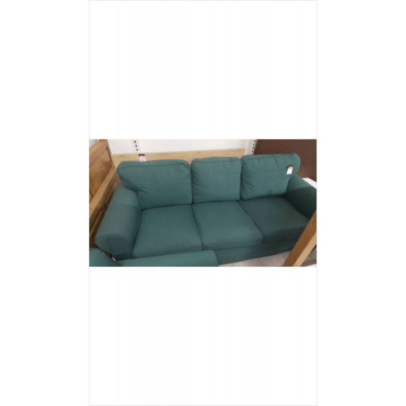 CANAPE 3P TISSU VERT 