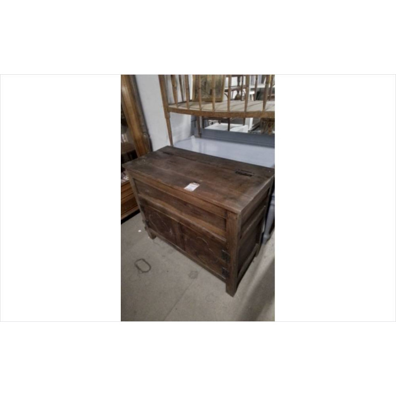 MEUBLE 2 PORTES COFFRE