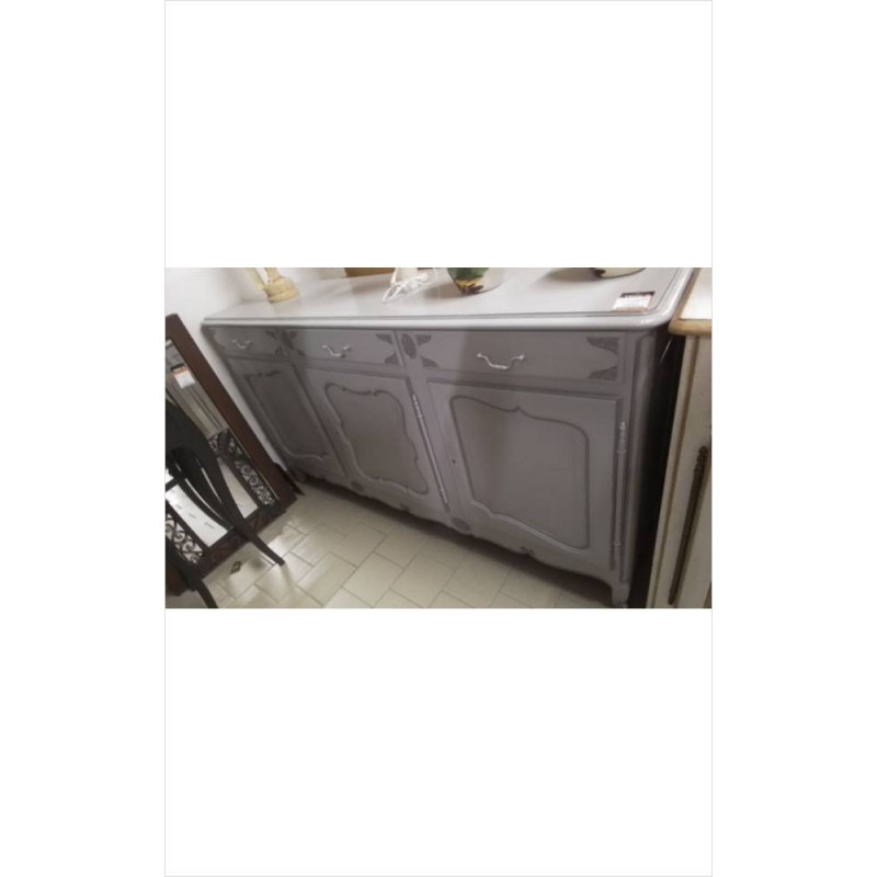 ENFILADE CHENE GRISE 3 PORTES