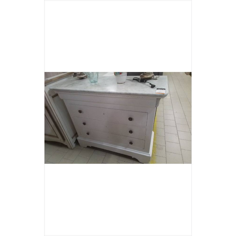 COMMODE LP MARBRE BLANC+ CL