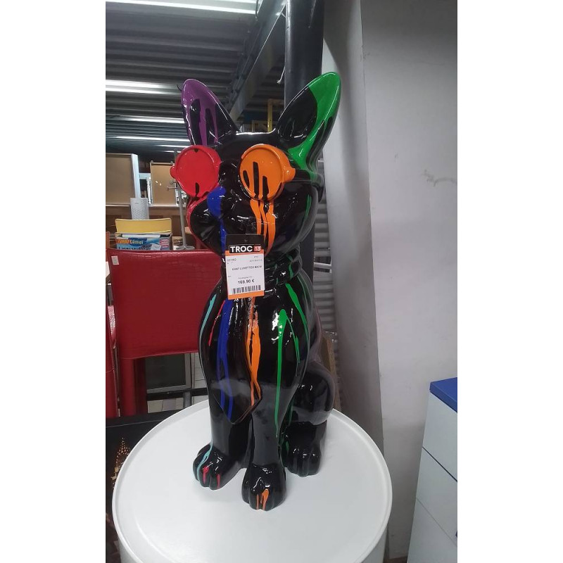 CHAT LUNETTES 80CM