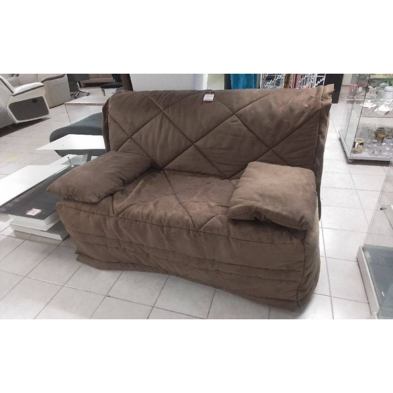 BANQUETTE BZ CHOCOLAT MATELAS BULTEX ETAT NEUF