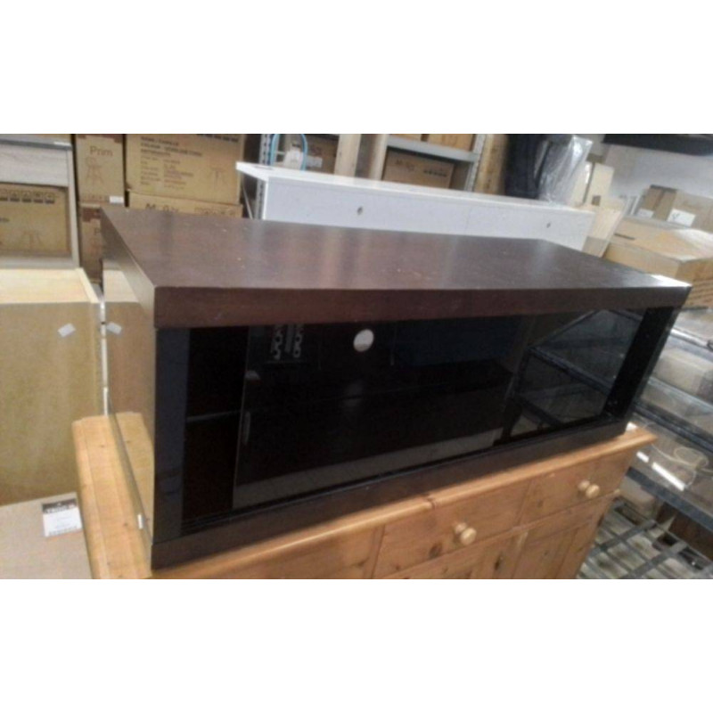 MEUBLE TV VERRE FUMÉ 