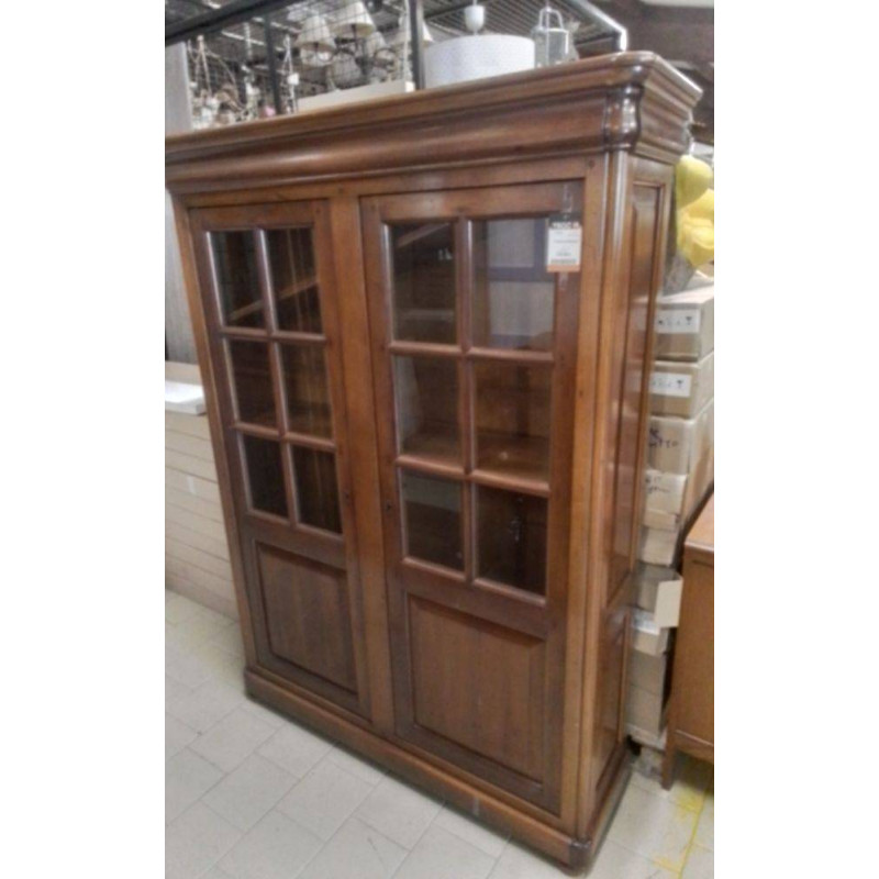 VITRINE 2P MERISIER