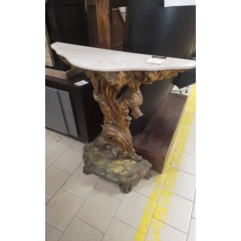 CONSOLE DORE BAROQUE 