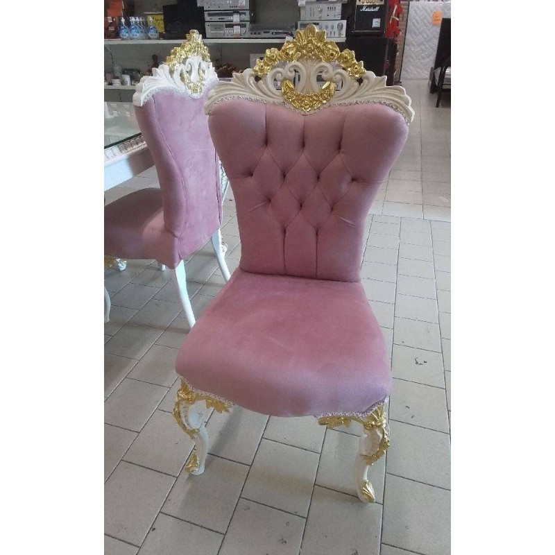 LOT 4 CHAISES DOREES