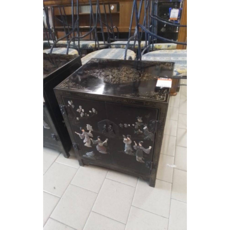 MEUBLE A SIATIQUE 2P NOIR