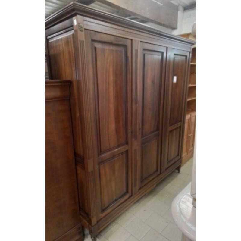 ARMOIRE 3P NOYER STYLE LOUIS XVI