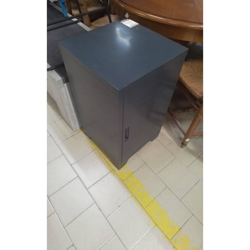 MEUBLE METAL GRIS BON ETAT