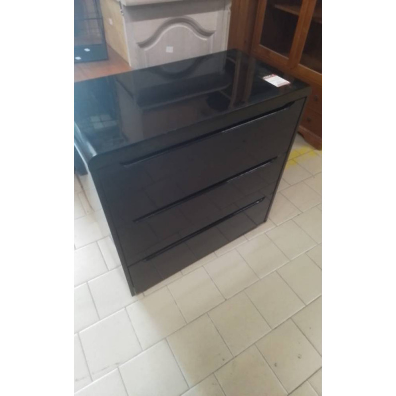 COMMODE 3T NOIRE
