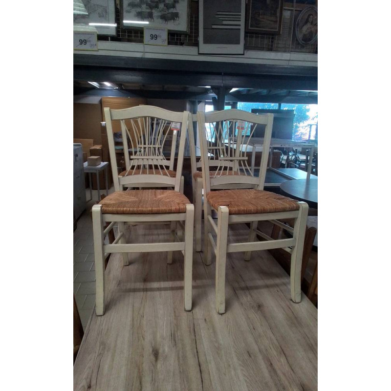 LOT 4 CHAISES PATINEES