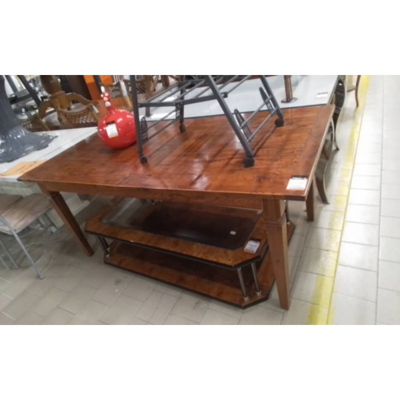 TABLE 1M80 BOIS MASSIF AVEC ALLONGE
