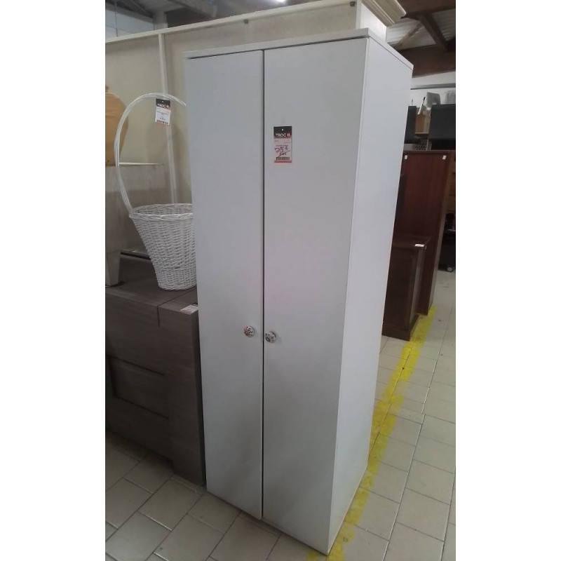 ARMOIRE 2 P MELA BLANC
