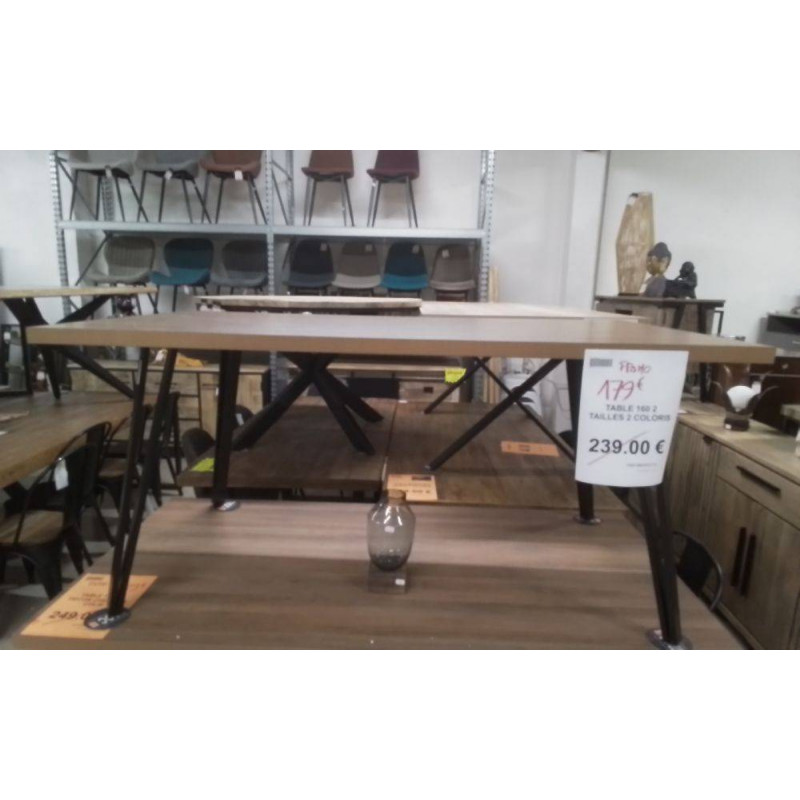 TABLE 160 2 TAILLES 2 COLORIS