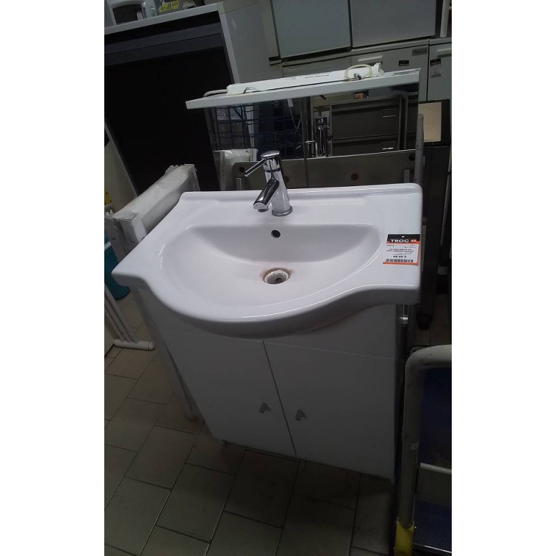 MEUBLE SALLE DE BAIN+VASQUE+MIROIR