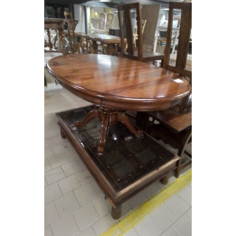 TABLE LOUIS P OVALE +2 ALLONGES