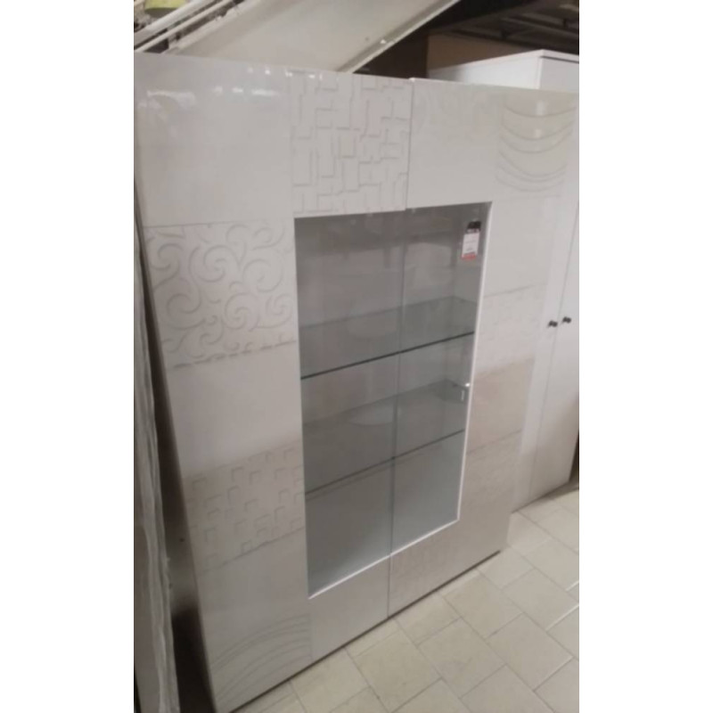 VITRINE 2P BLANCHE