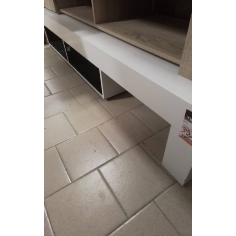 MEUBLE TV NOIR ET BLANC