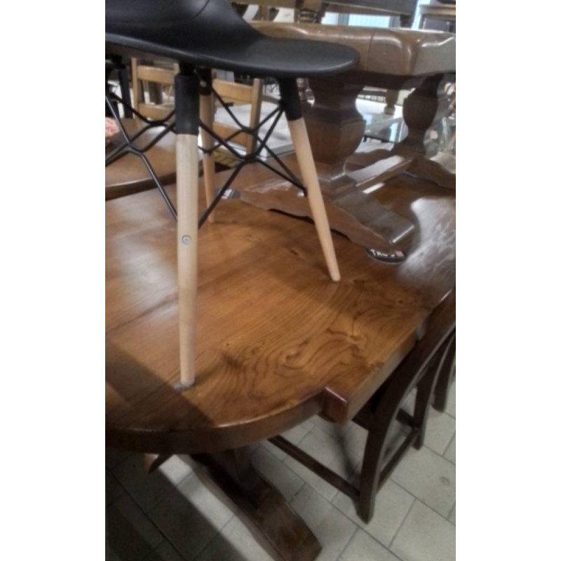 TABLE MONASTERE CHENE MASSIF