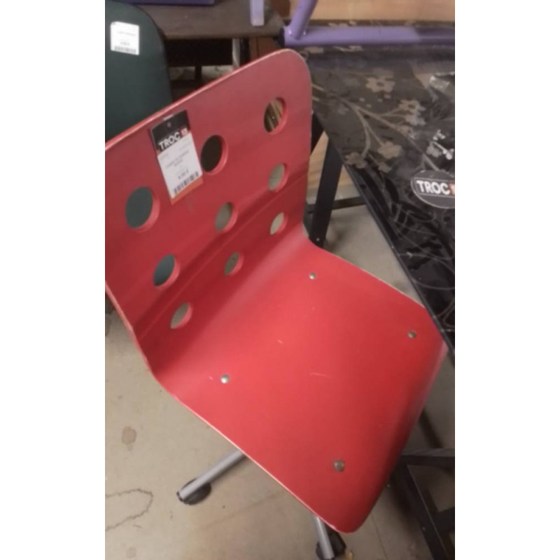 CHAISE DE BUREAU ROUGE