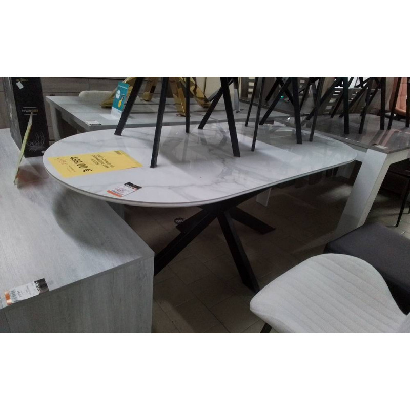 TABLE OVALE 180 CERAMIQUE 3 EN STOCK