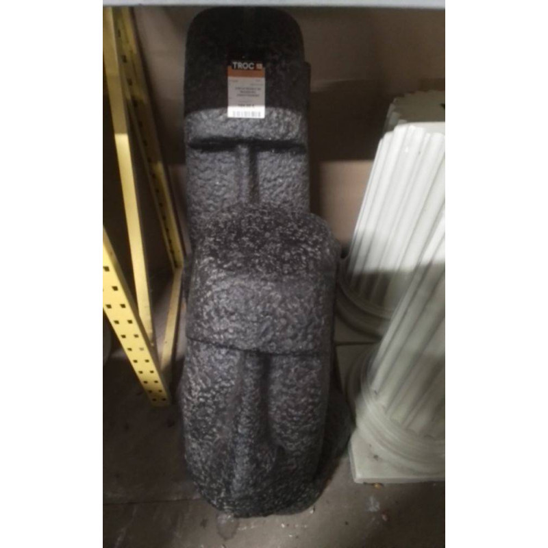 STATUE MOAIILE DE PAQUES 80C CIMENT/FIBRESM