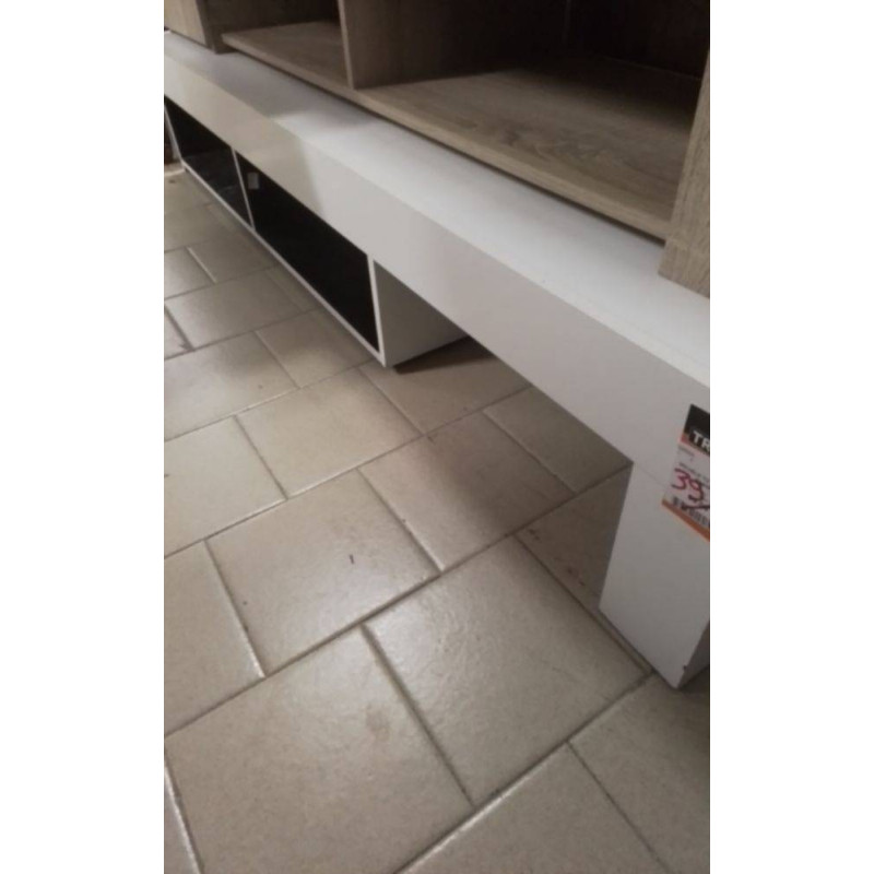 MEUBLE TV NOIR ET BLANC