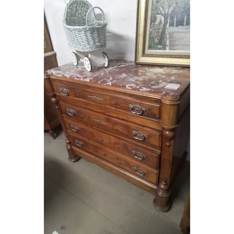 COMMODE 4T MARBRE