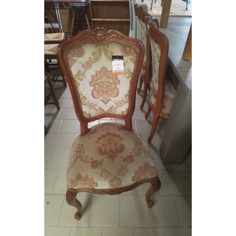 LOT 6 CHAISES CAPITONNEES EN L ETAT