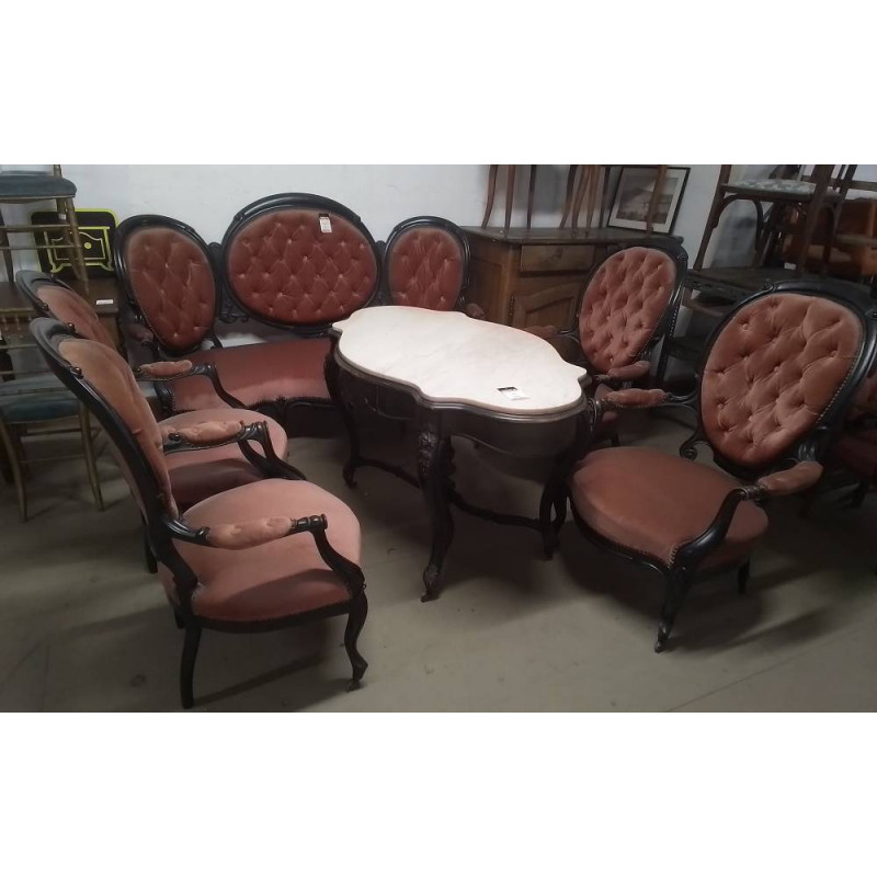 SALON NAPOLEON III  6 PIECES