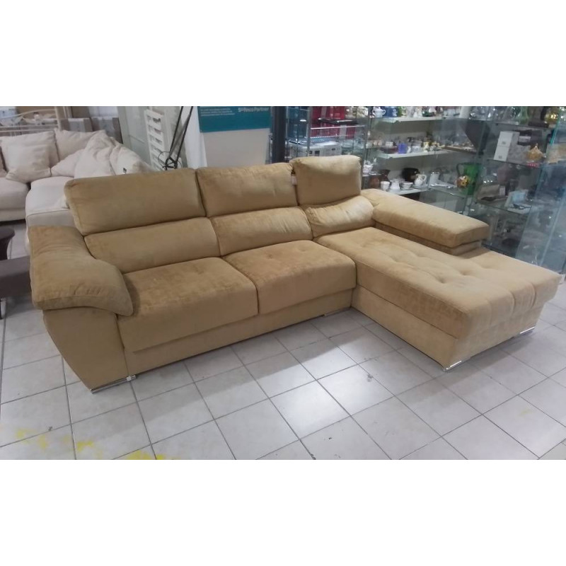 SALON D ANGLE AVANCE RECUL BEIGE