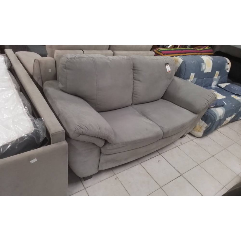 CANAPE 2PL MICROFIBRE GRIS