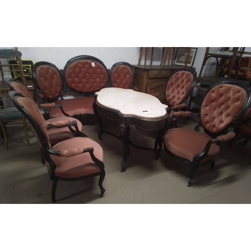 SALON NAPOLEON III  6 PIECES