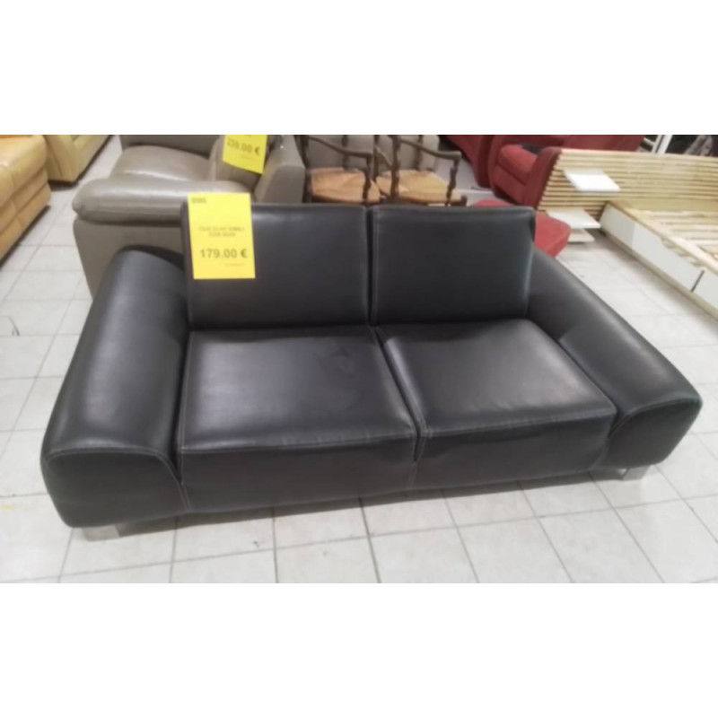 CLIC CLAC SIMILI CUIR NOIR