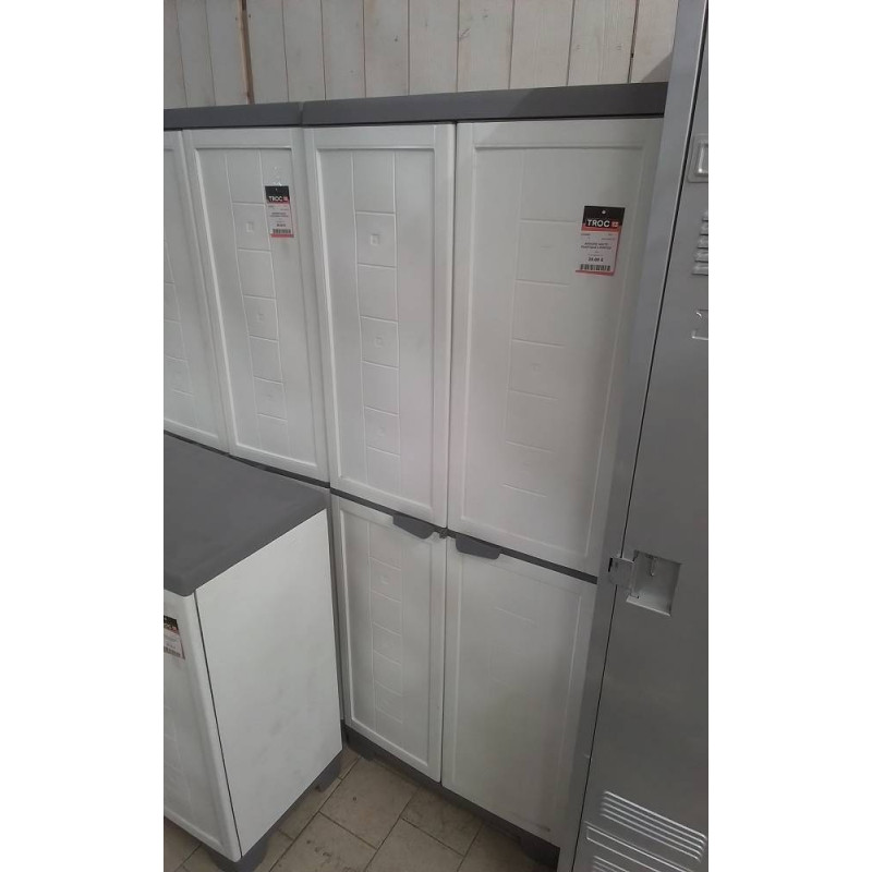 ARMOIRE HAUTE PLASTIQUE 2 PORTES