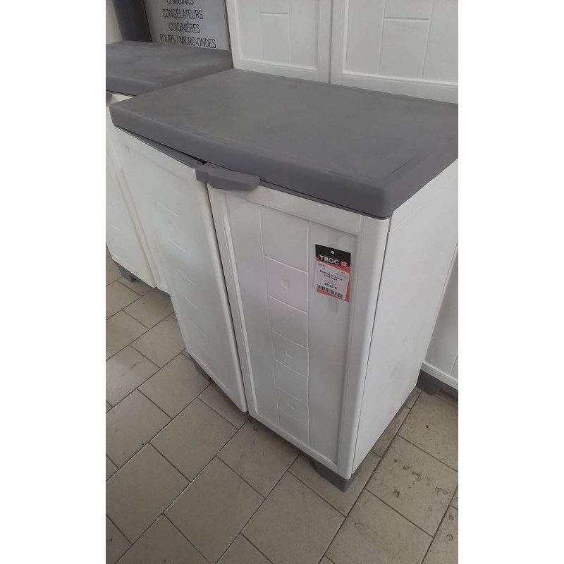 ARMOIRE 2P BASSE PLASTIQUE