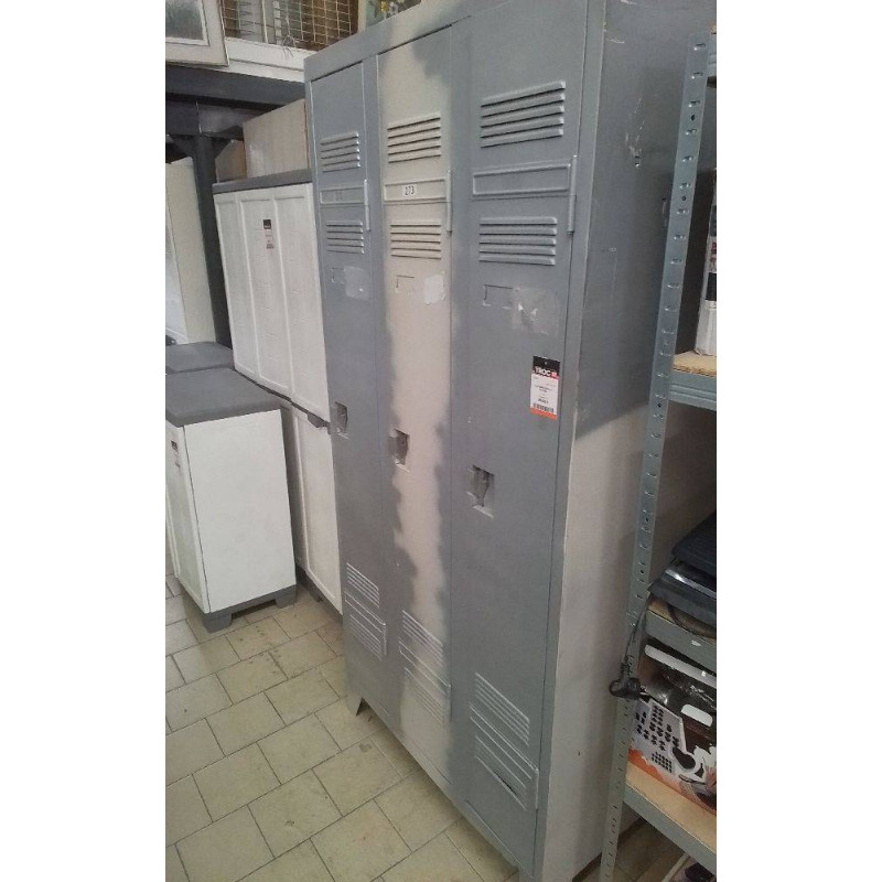 VESTIAIRE METAL 3 PORTES