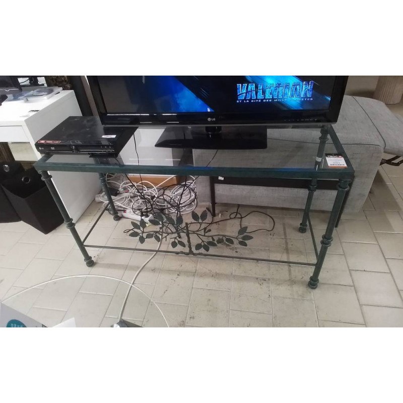 CONSOLE FER VERTE