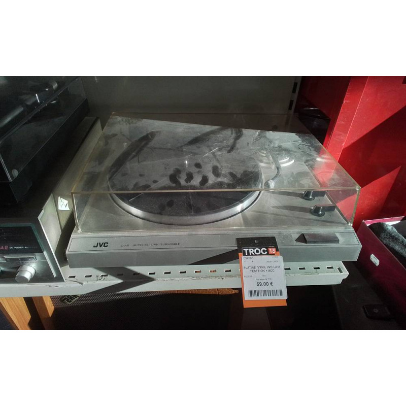 PLATINE  VYNIL JVC LA11 TESTE OK + ACC