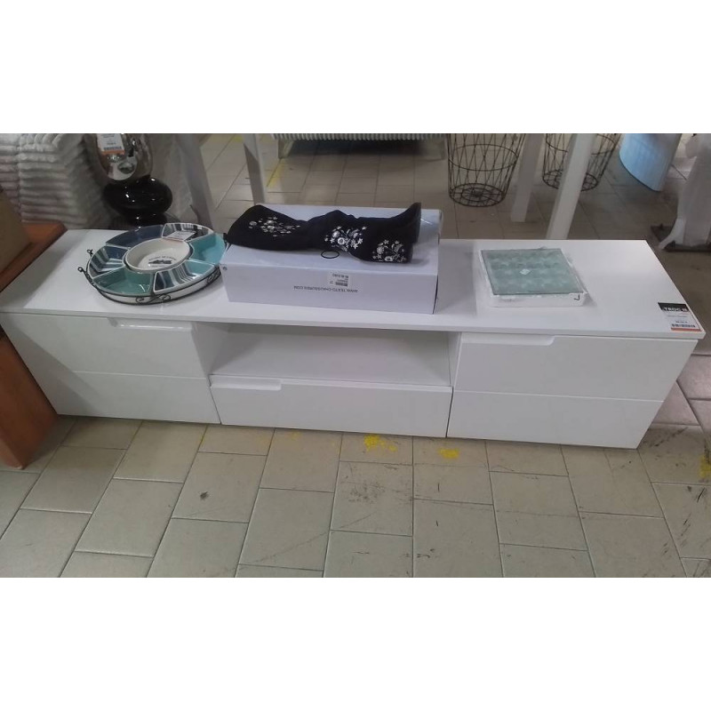 MEUBLE TV BLANC 